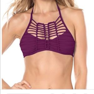 Becca high neck bikini top